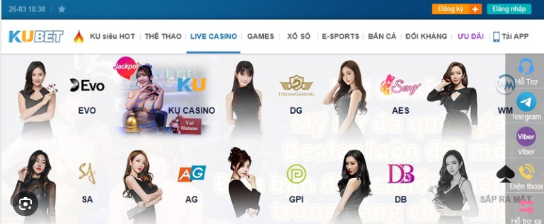 Tìm Hiểu Các Trò Chơi Hấp Dẫn Ở Sảnh AES Casino Kubet Casino